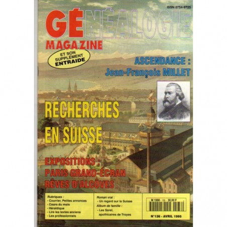 Généalogie Magazine n° 136 - avril 1995