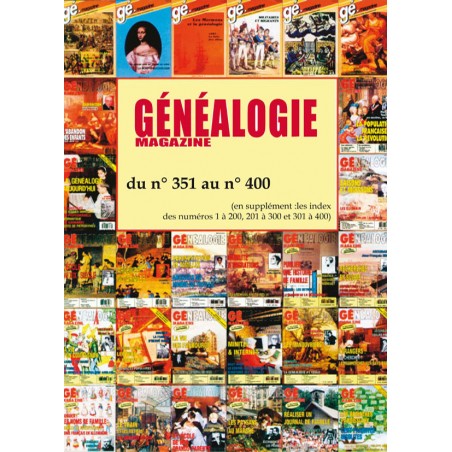 Dvd-Rom N° 8 - Généalogie Magazine du n° 351 au n° 400