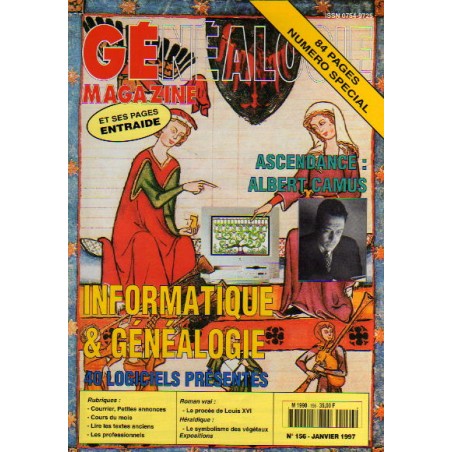 Généalogie Magazine n° 156 - janvier 1997