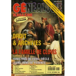 Généalogie Magazine n° 153...