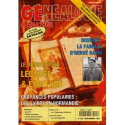 Généalogie Magazine n° 152 - septembre 1996