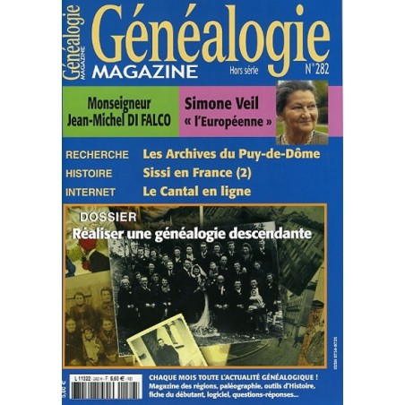 Généalogie Magazine n° 282