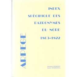 Index spécifique des patronymes du Nord 1803-1822