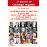 Les Premiers Ministres Français  sous la Ve République Généalogies et portraits familiaux