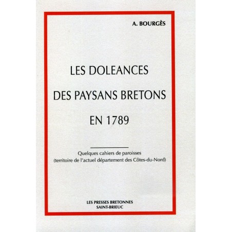 Les doléances des paysans bretons en 1789