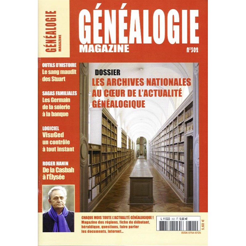 Généalogie Magazine N° 302 - Version Numérique