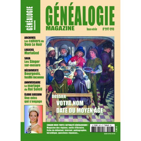 Généalogie Magazine n° 297-298