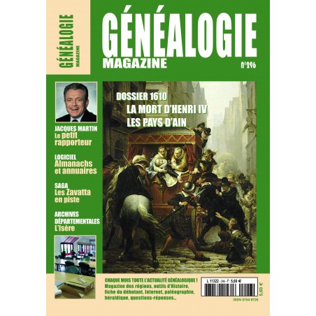 Généalogie Magazine N° 296 - Version Numérique