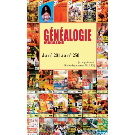 Dvd-Rom N° 5 - Généalogie Magazine du n° 201 au n° 250