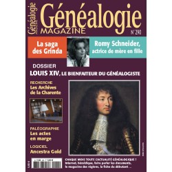 Généalogie Magazine n° 290