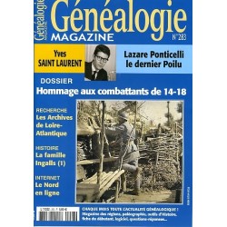 Généalogie Magazine n° 283...