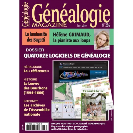 Généalogie Magazine n° 286