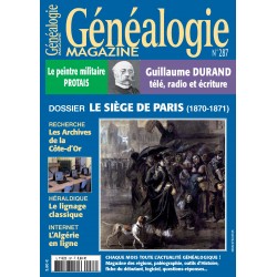 Généalogie Magazine N° 287